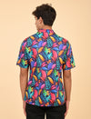 Men Causal Shirts (Leaf Print)