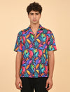 Men Causal Shirts (Leaf Print)