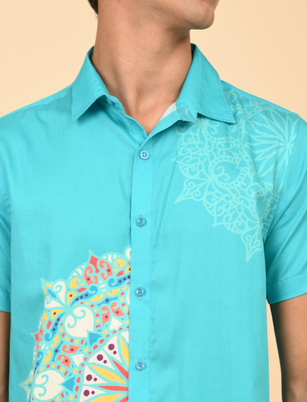 Men Causal Shirts (Rangoli Art)