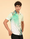 Men Causal Shirts (Leaf Print)