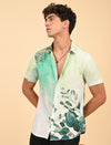 Men Causal Shirts (Leaf Print)