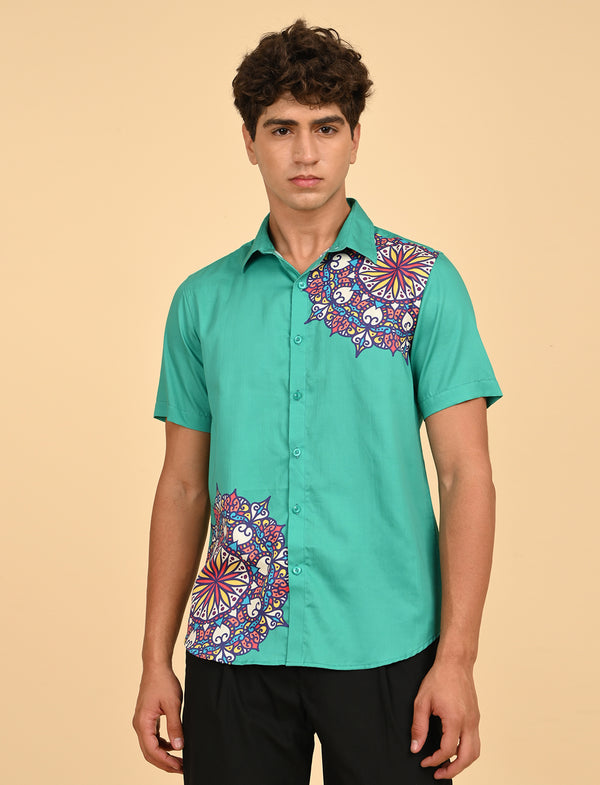 Men Causal Shirts (Rangoli Art)