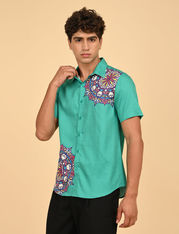 Men Causal Shirts (Rangoli Art)