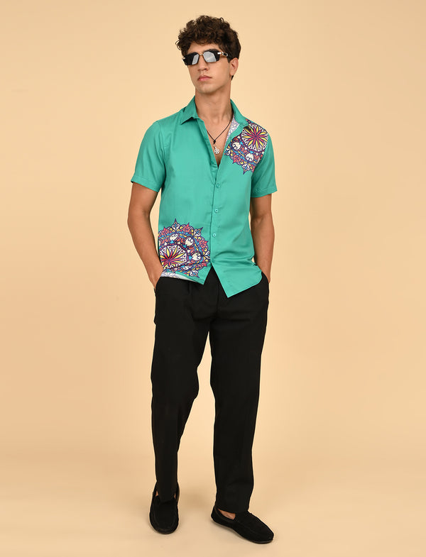 Men Causal Shirts (Rangoli Art)