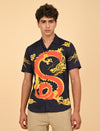 Men Causal Shirts ( Dragon Print)