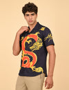 Men Causal Shirts ( Dragon Print)