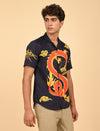 Men Causal Shirts ( Dragon Print)
