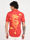 Men Causal Shirts ( Dragon Print)