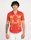 Men Causal Shirts ( Dragon Print)