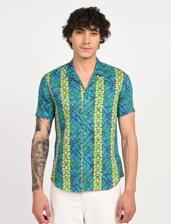 Men Causal Shirts ( Dragon Print)