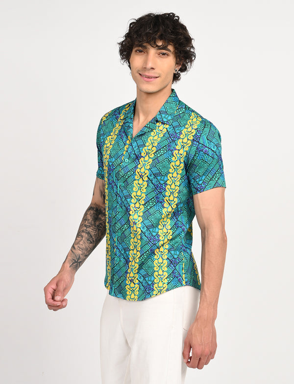 Men Causal Shirts ( Dragon Print)