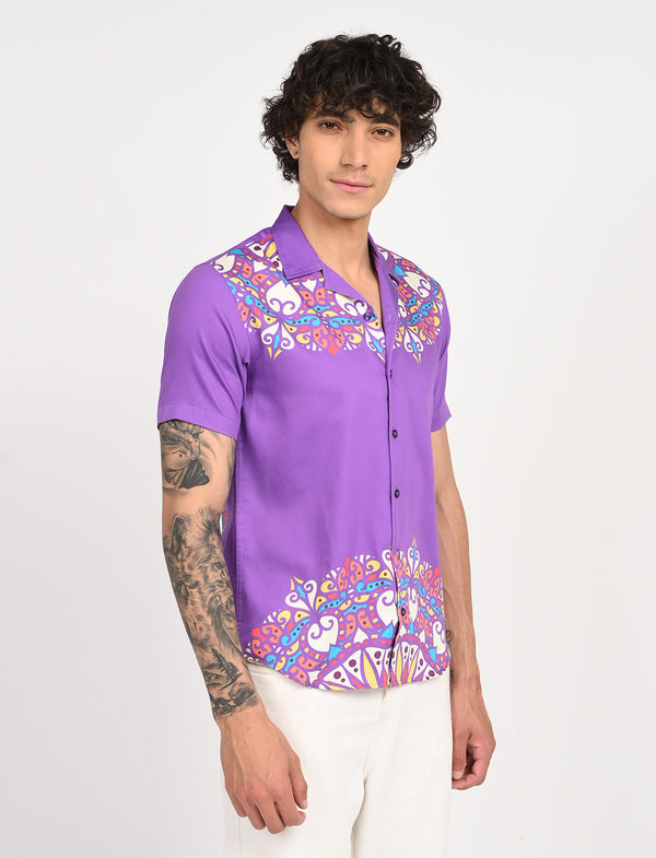 Men Causal Shirts (Rangoli Art)