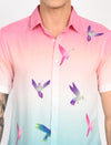 Men Causal Shirts (Birds)