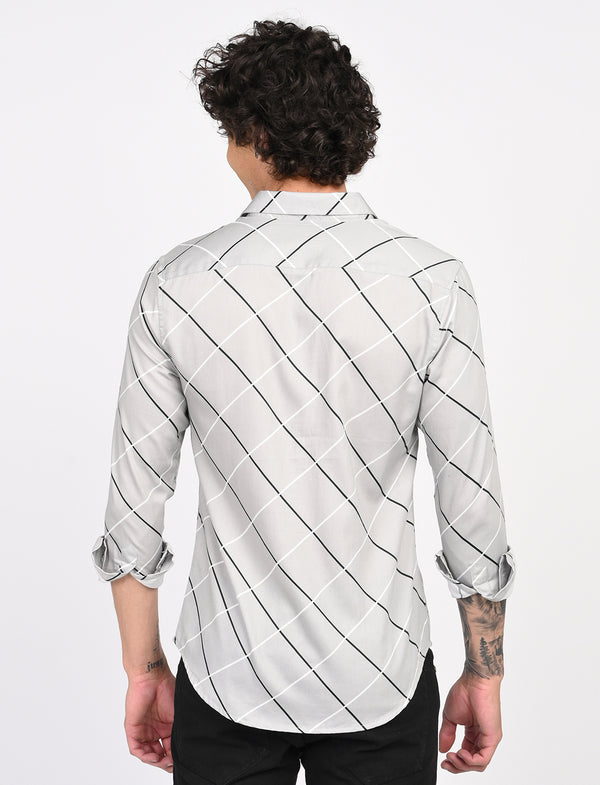 Men Causal Shirts (cross checked)