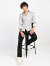 Men Causal Shirts (cross checked)