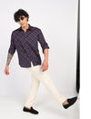 Men Causal Shirts (cross checked)