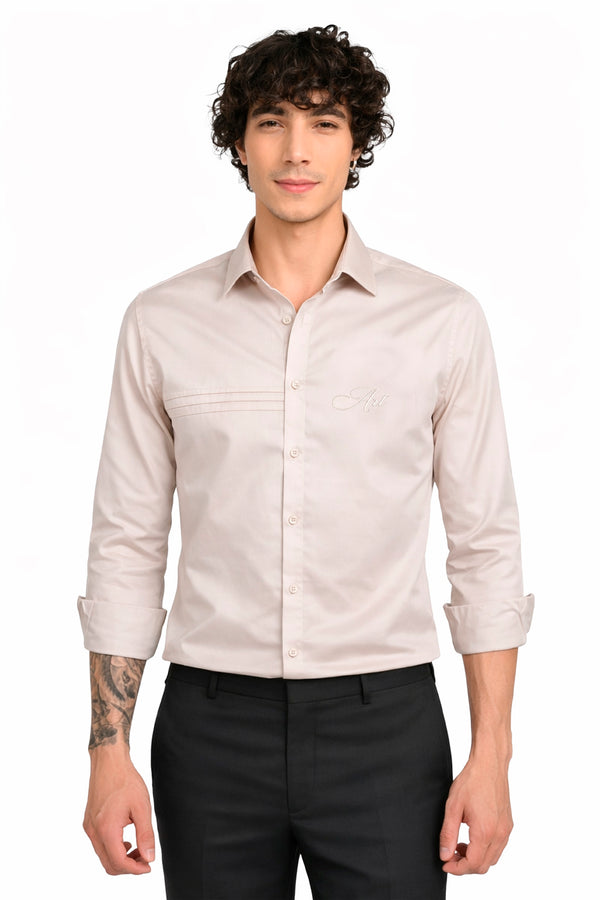 Mens Casual Print(Pintack Plain)