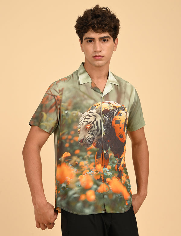 Mens casual shirts (Animal Print)
