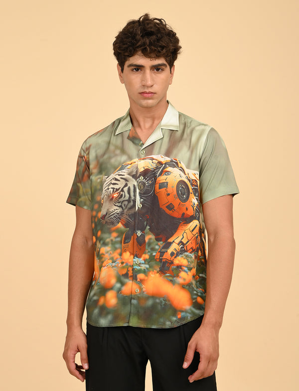 Mens casual shirts (Animal Print)