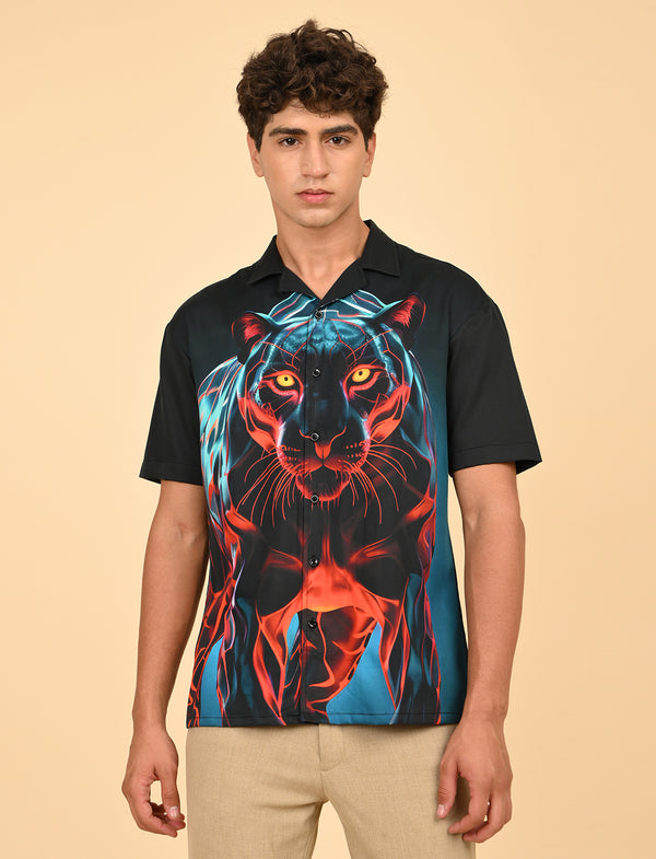 Mens casual shirts (Animal Print)