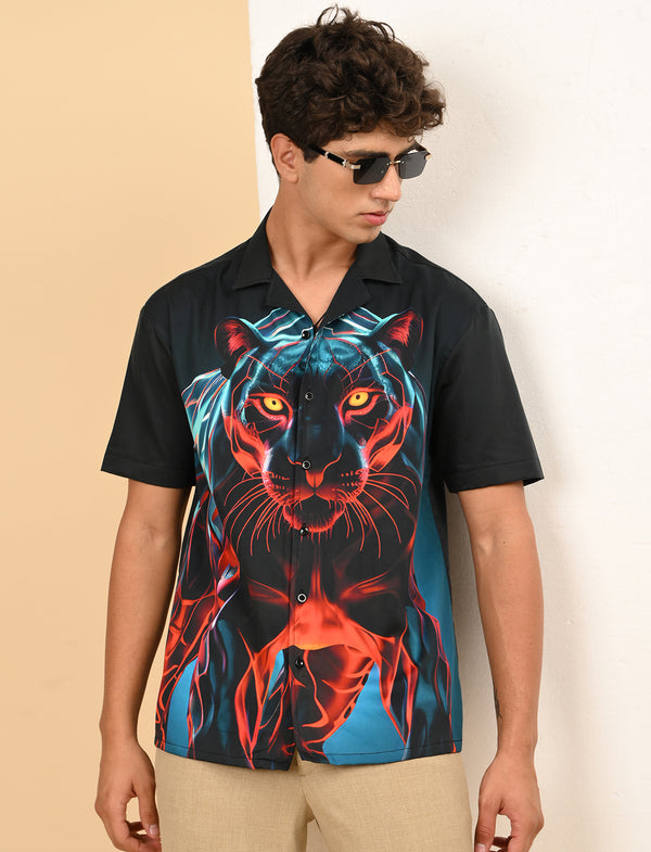Mens casual shirts (Animal Print)