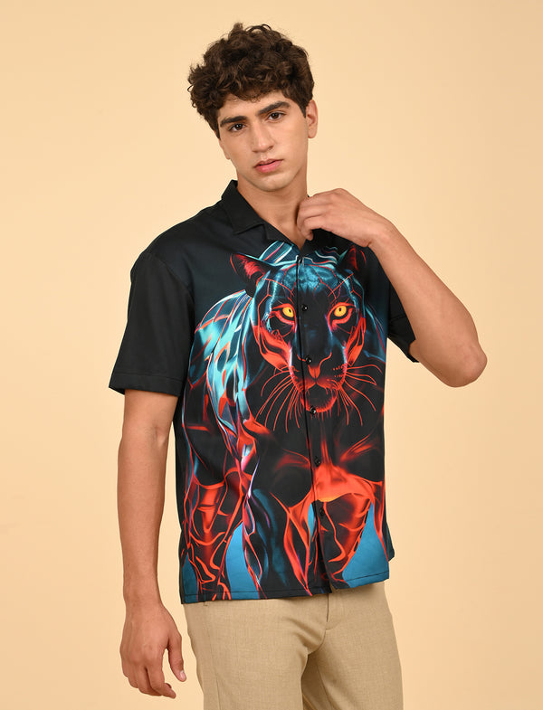 Mens casual shirts (Animal Print)