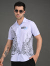 Mens Casual Shirt(City Print)