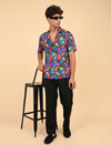 Men Causal Shirts (Leaf Print)