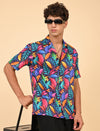 Men Causal Shirts (Leaf Print)
