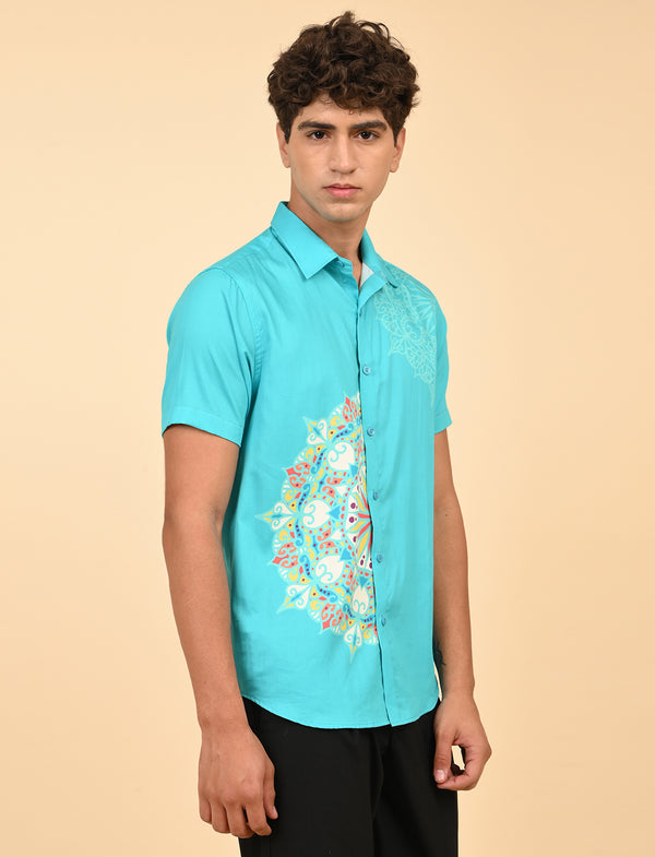 Men Causal Shirts (Rangoli Art)