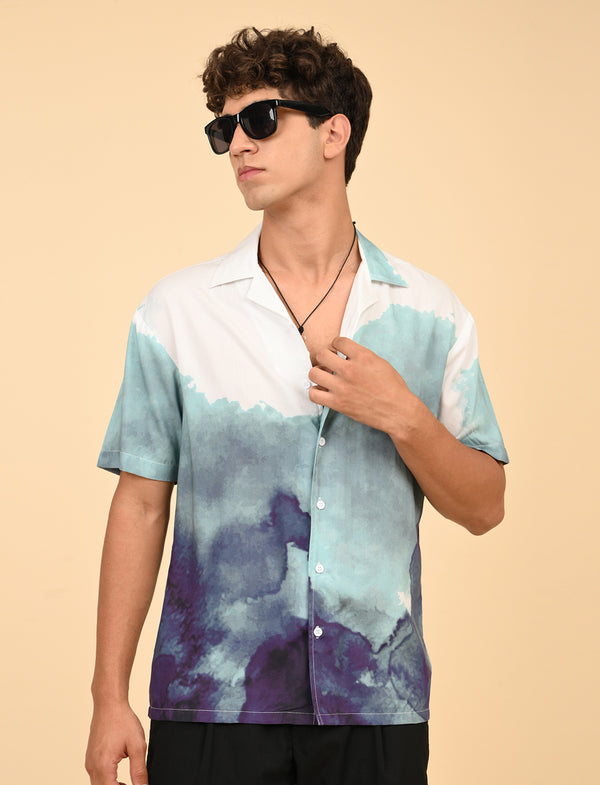 Men Causal Shirts (Die and Dye)