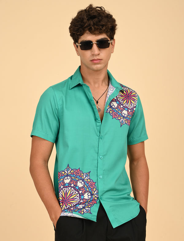 Men Causal Shirts (Rangoli Art)