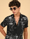 Men Causal Shirts ( face Art)