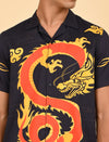 Men Causal Shirts ( Dragon Print)