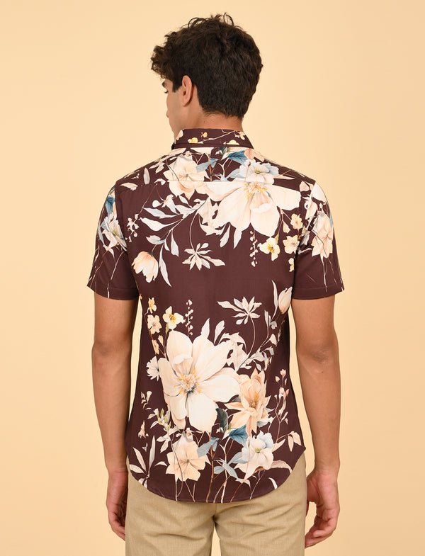 Men Causal Shirts (Floral print)