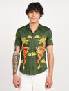 Men Causal Shirts ( Dragon Print)