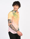 Men Causal Shirts (Leaf Print)