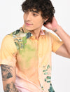 Men Causal Shirts (Leaf Print)