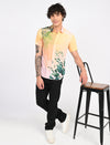 Men Causal Shirts (Leaf Print)