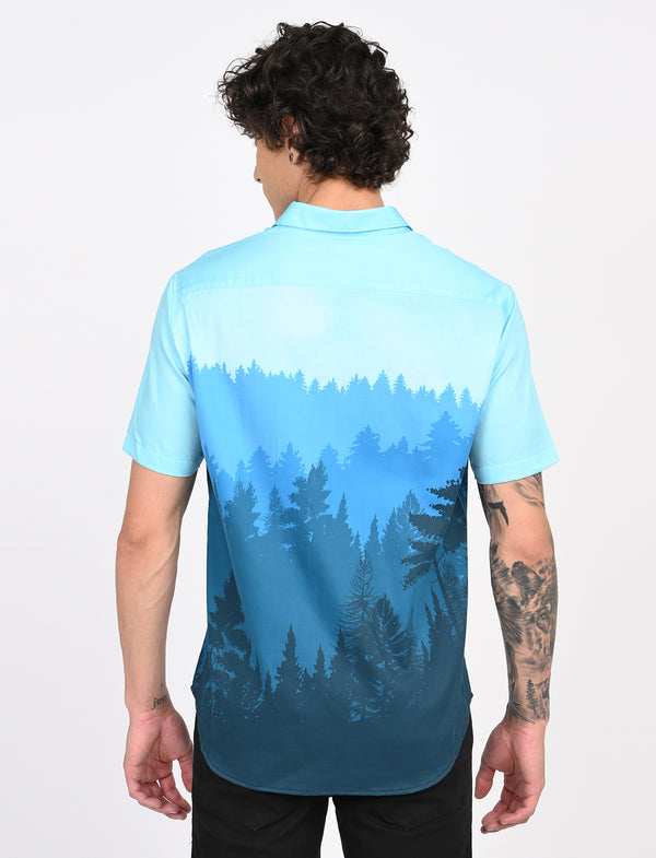 Men Causal Shirts (Natural Print)