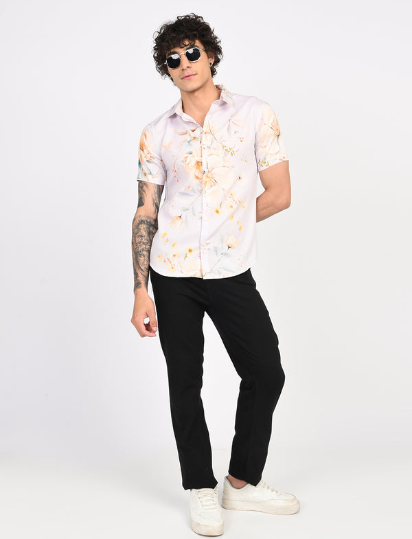 Men Causal Shirts (Floral print)