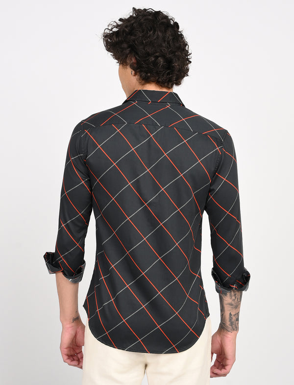 Men Causal Shirts (cross checked)