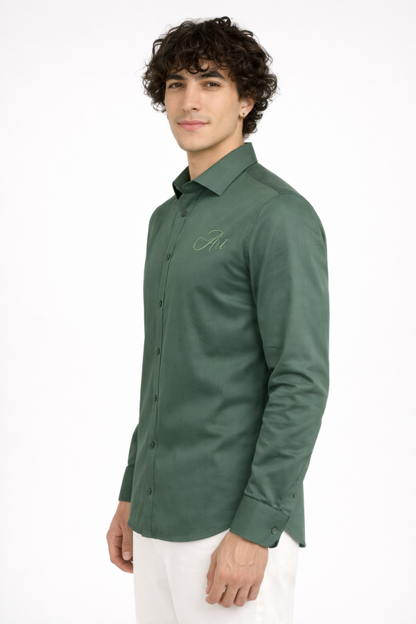Mens Casual Shirt((Pintack Plain)