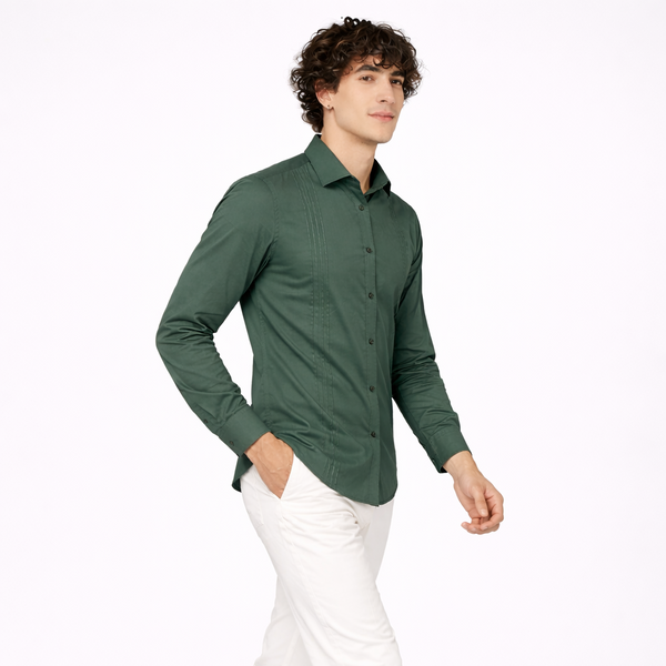 Mens Casual Shirt((Pintack Plain)
