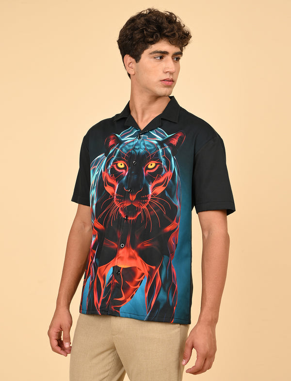 Mens casual shirts (Animal Print)