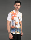 Mens Casual Shirt(Animal Print)